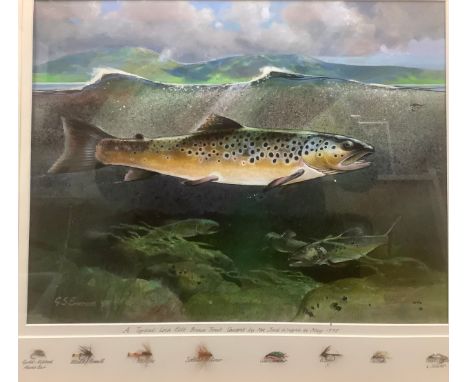 Angling Interest - G. S. Emerson (Scottish School, 20th century), A Typical Loch Eilt Brown Trout caught by Mr Jack Wright in