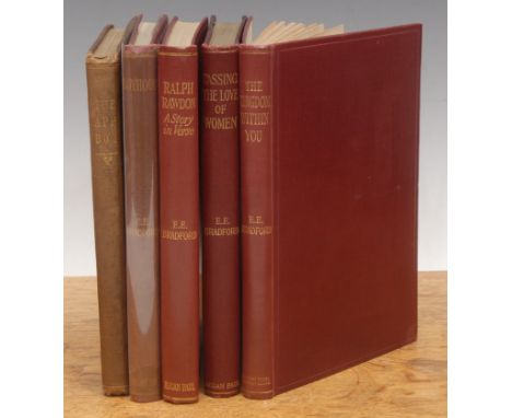 Books – Uranian interest: Bradford (Revd. Edwin Emmanuel DD, 1860-1944), four volumes of poetry, London, Kegan Paul, 12mo, al