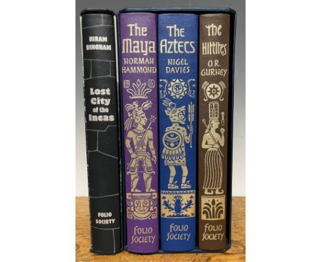 Books – Folio Society editions: Empires of Early Latin America, 2 Vols of 3 in publisher’s three volume slip case, London, Fo