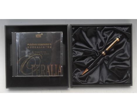 Montblanc - a limited edition 75th anniversary le Grande mechanical pencil, 167 75355, ref Iv1090672,  boxed with Placido Dom