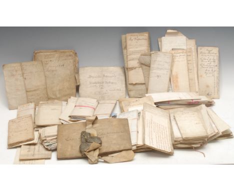Scotland and Scottish History - an interesting archive of 17th century and later family papers, including legal indentures, p