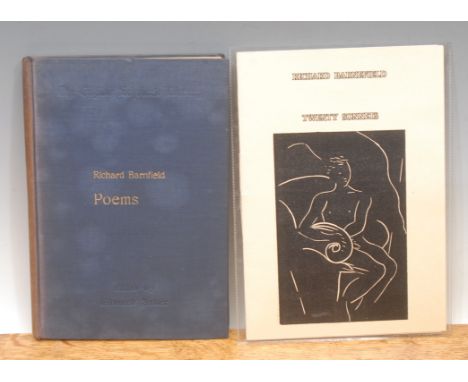 Books – Uranian interest: Banfield (Richard 1574-1627), Poems1594-1598 ed. Edward Arber, Westminster, Archibald Constable &am