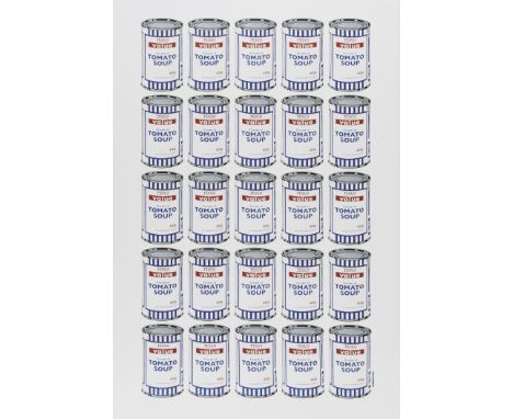 Banksy (b.1974) (after)Soup Can PosterOffset lithograph printed in colours, 2010, on thin wove paper, printed and published b