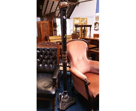 A Spiral standard lamp.