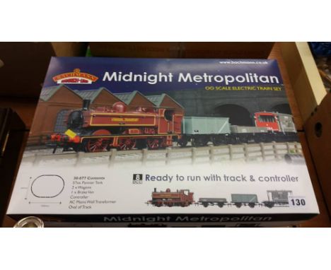 Bachmann train set, Hornby turntable etc.