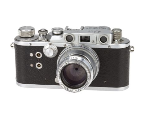 A Reid &amp; Sigrist Reid III Rangefinder Camera, 1947-65, chrome, serial no. 1976, with Taylor Hobson f/2 2" lens, chrome, s