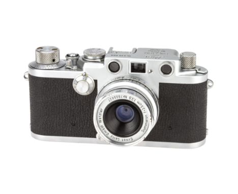 A Leica IIIf Rangefinder Camera, 1950/51, chrome, serial no. 535069, with Leitz Summaron f/3.5 35mm lens, 1957, chrome, seria