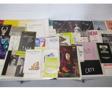 A collection of vintage ephemera relating to the arts, theatre, ballet, opera etc   