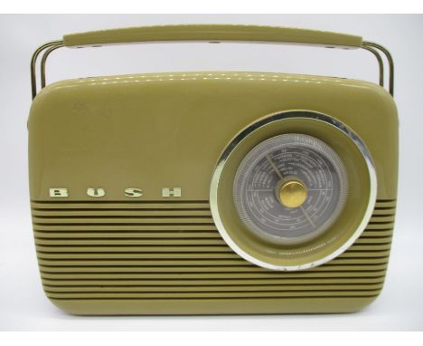 A Bush retro style portable radio