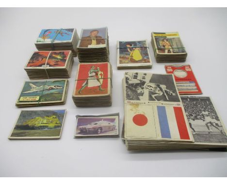 A collection of A &amp; BC vintage cards and stickers, including Entertainers, Westerns, a full set of Captain Scarlet, plus 