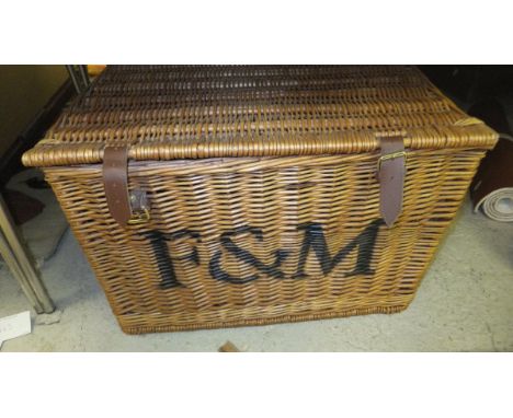 A Fortnum & Mason wicker hamper