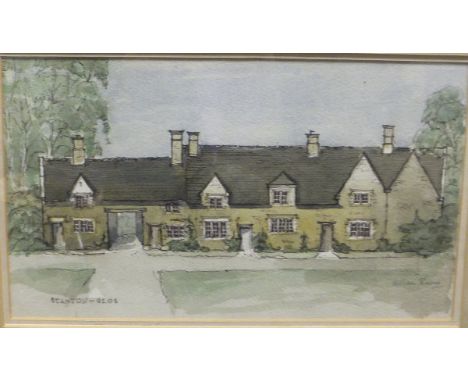 A large selection of various pictures, prints and mirrors to include WILLIAM BUNCE "Stanton - Glos", watercolour, signed lowe