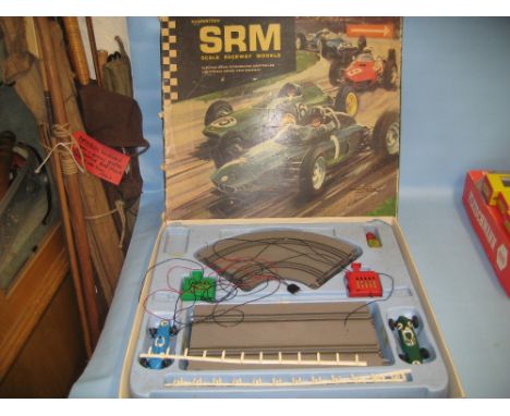 S.R.M. Scale Raceway Models electric hand accelerator control Grand Prix raceway in original box