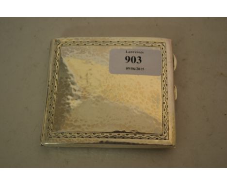 Liberty & Company rectangular beaten silver cigarette case