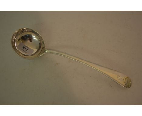 Walker and Hall 20th Century Old English pattern silver ladle