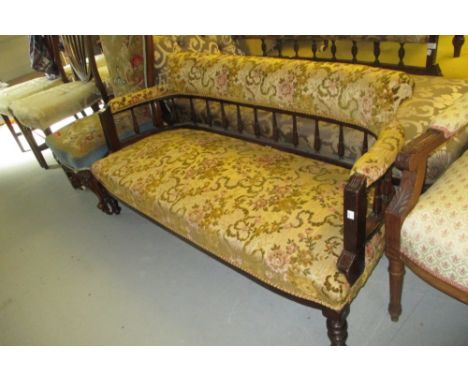 Edwardian two seater drawing room sofa