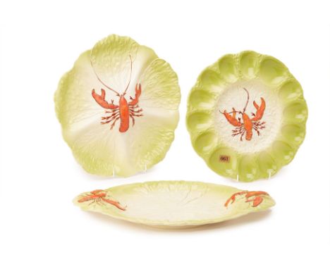 THREE MID-CENTURY CARLTONWARE 'FRUIT DE MER' SERVING PLATES
English, made for the Australian market.
Handpainted
Largest dish