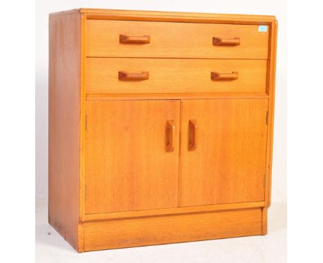 Ernest Gomme - G Plan - Brandon Range - A retro vintage mid Century G-Plan English teak secretaire bureau cabinet. The cabine