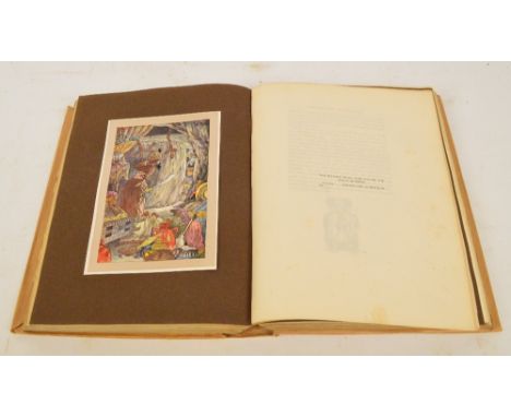 A De Luxe limited edition "Arabian Nights", illustrated by Charles Folkard, published by Adam and Charles Black, London 1913,