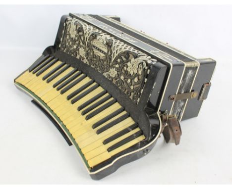 A Renaldi piano accordion. 