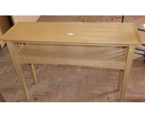 Light oak hall table. No condition reports for this sale