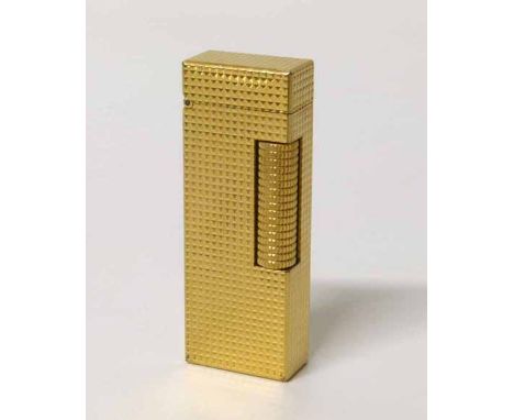 Dunhill gold plated lighter. No condition reports for this sale