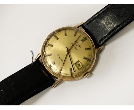 9CT GOLD ROTARY GENTS WATCH