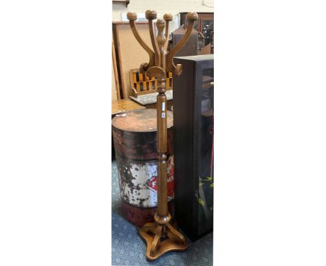 MAHOGANY COAT STAND