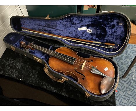 EARLY VIOLA BY MICHAEL POTSCHER CIRCA 1935 &amp; BOW &amp; CASE