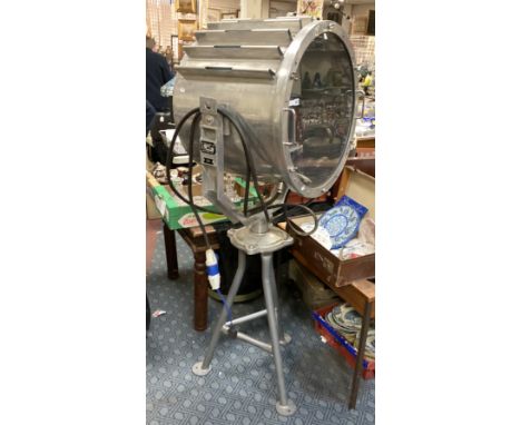 WW2 SUEZ CANAL SEARCH LIGHT ON CUSTOM MADE STAND