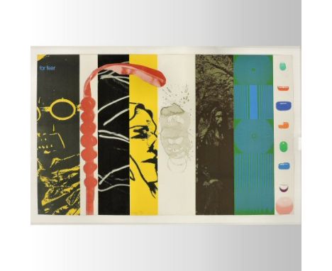 R B Kitaj *ARR, (1932-2007), For Fear, lithograph, signed lower left, limited edition 66/70, circa 1967, 51 x 83cm