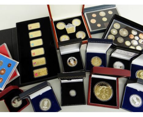 ASSORTED MODERN LONDON MINT &amp; OTHER COINAGE COLLECTABLES including limited edition London 2012 Olympics set of six ingots