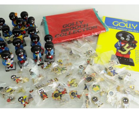 COLLECTION OF ROBERTSON JAM TRADEMARK FIGURES &amp; PIN BADGES