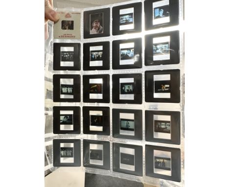 A binder containing a quantity of The Beatles photographic negatives 