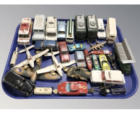 20th century die cast model cars and aircraft including Dinky, Budgie, etc. 