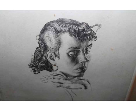 ETCHING BY MICHAEL ARYTONof a female