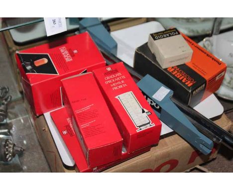 LOT OF PHOTOGRAPHIC DEVELOPING EQUIPMENTIncluding Lupo F1, Kaiser Dark Room Lamp, etc