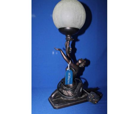 ART DECO STYLE FIGURAL LAMP 
