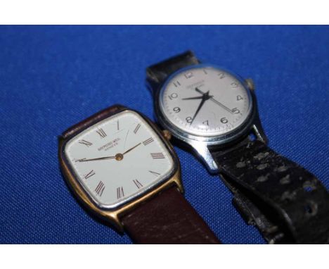 MID 20TH CENTURY GENTLEMENS ROTARY WATCHtogether with an early 20th century silver pocket watch (2)
