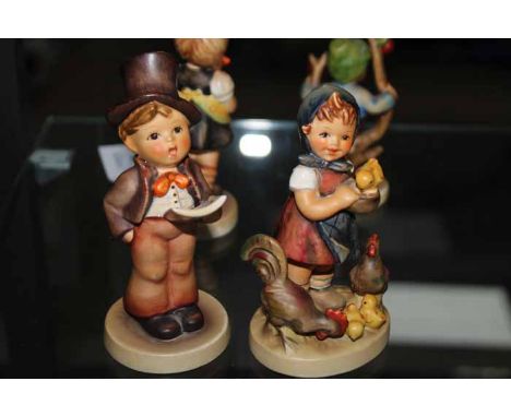 GROUP OF FOUR HUMMEL FIGURES OF CHILDREN 