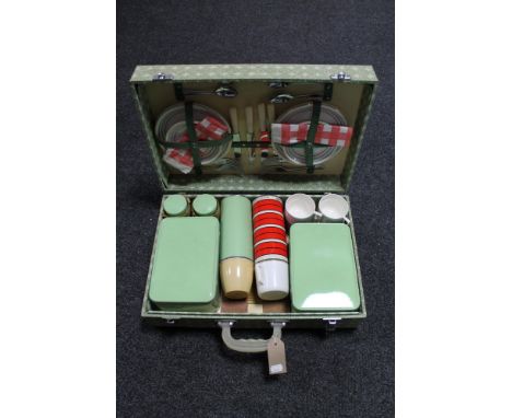 A cased mid 20th century Sirram picnic set 