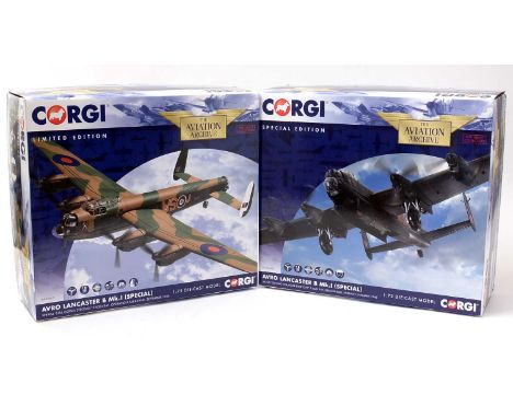 Corgi Aviation Archive special and limited edition 1.72 scale die-cast models of the Avro Lancaster B Mk.I; model No. AA32618