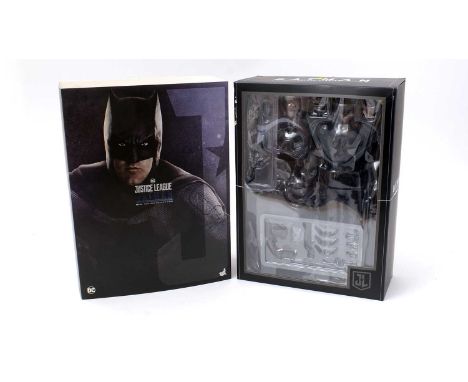 Hot Toys DC Justice League Batman, Deluxe Version, 1:6 scale, 2018, boxed and with original outer cardboard box. 