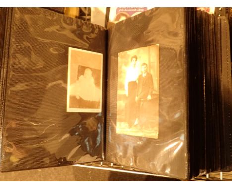 Album of vintage postcards and photographs 