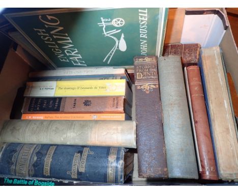 Box of mixed vintage books 
