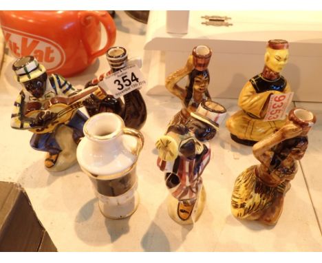 Collection of vintage ceramic figural miniatures 
