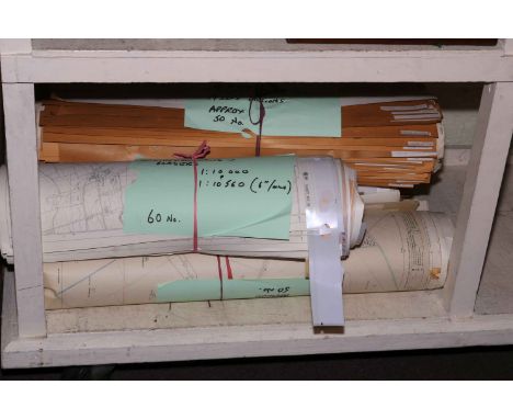 Collection of Ordnance Survey maps.