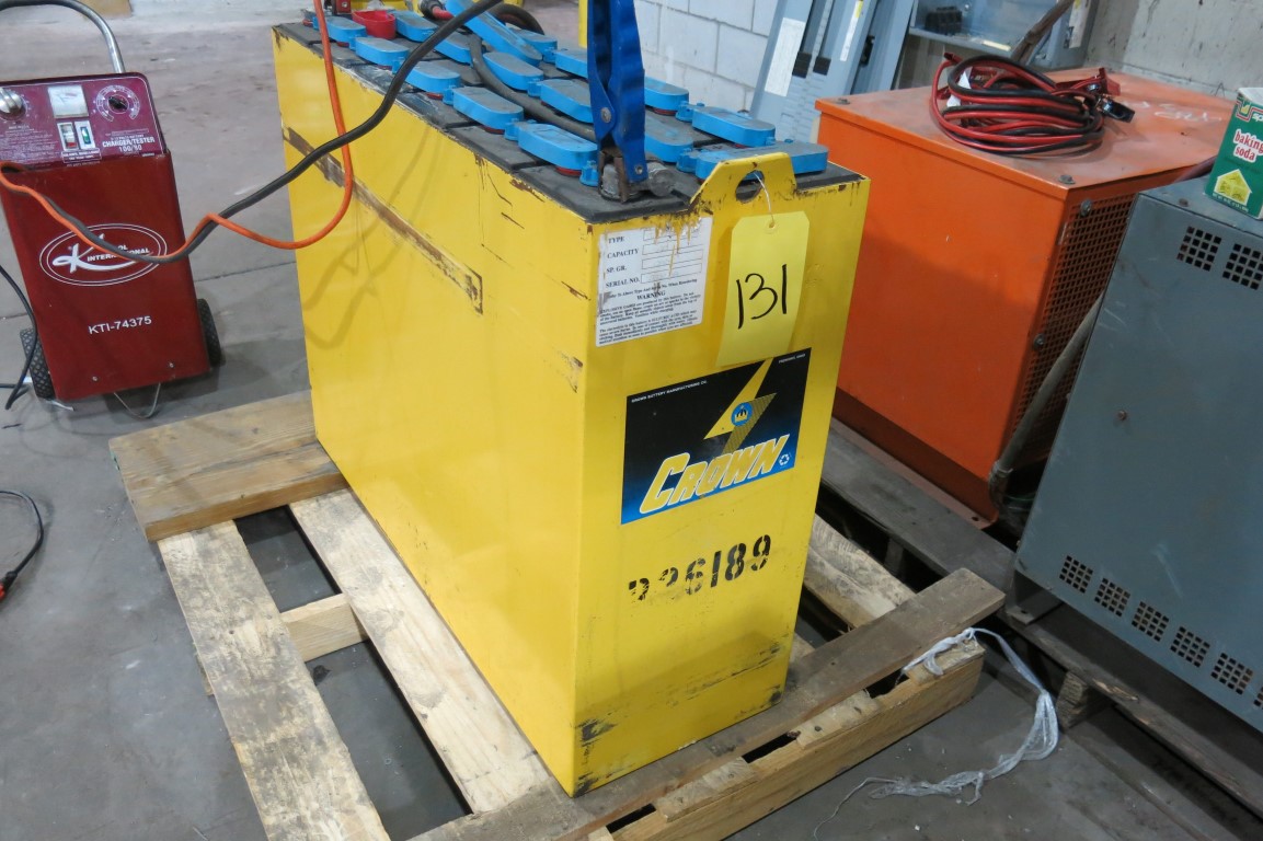 Crown Forklift Battery, 36 volt, Model CR106, 1850 lbs.