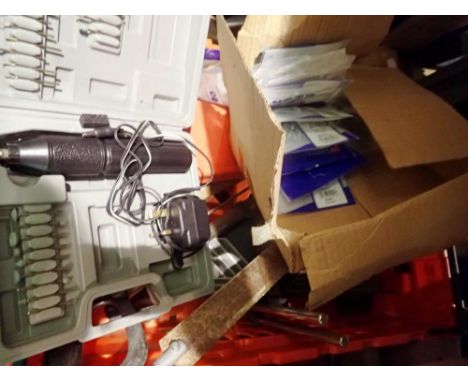 Mixed tools including a Mitre saw. Not available for in-house P&amp;P 