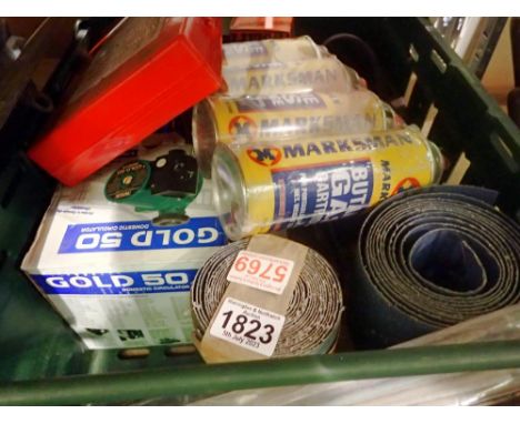 Mixed tools and fixings including welding rods. Not available for in-house P&amp;P 
